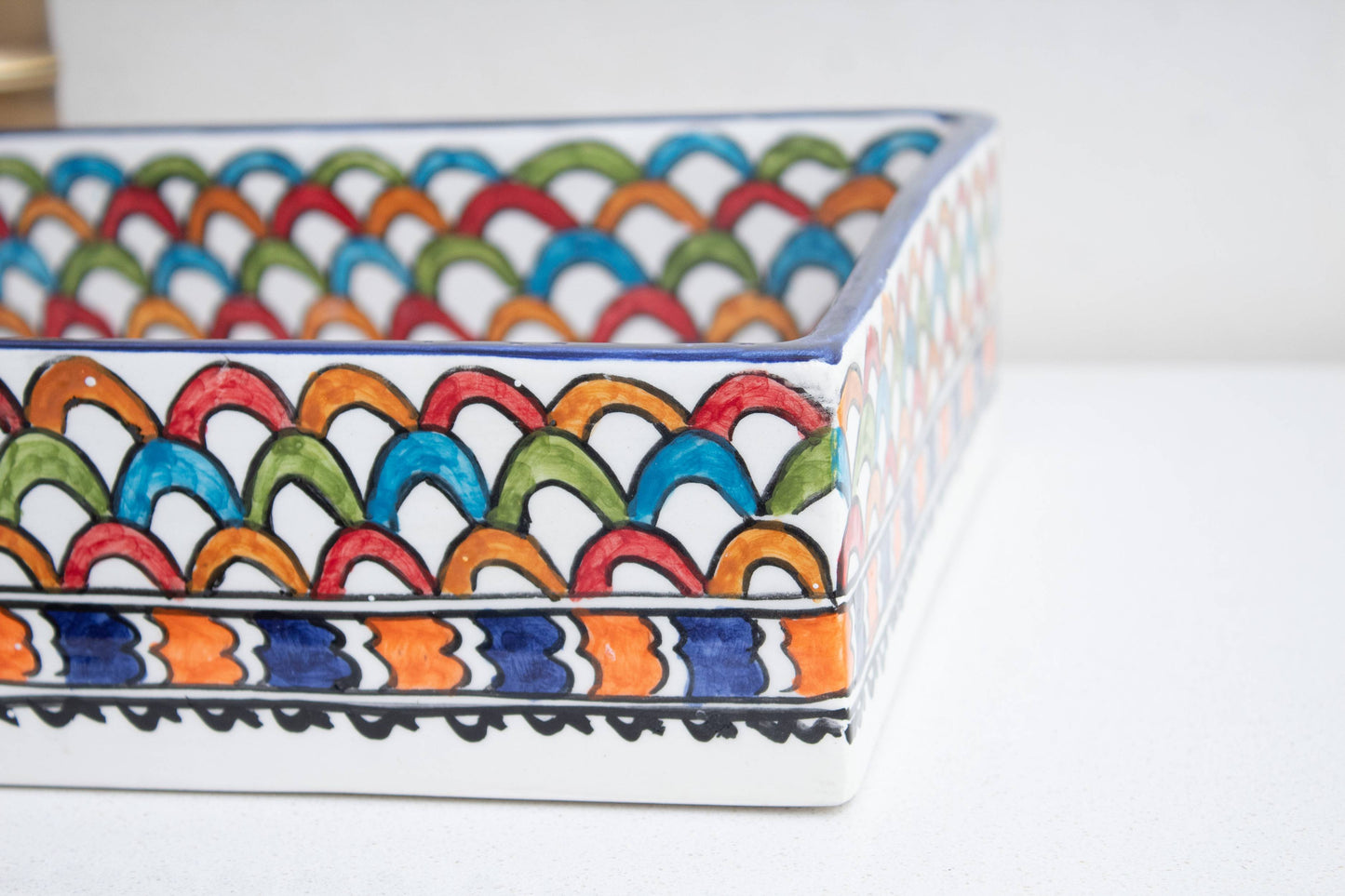 Mini Rectangular - Rainbow Scales