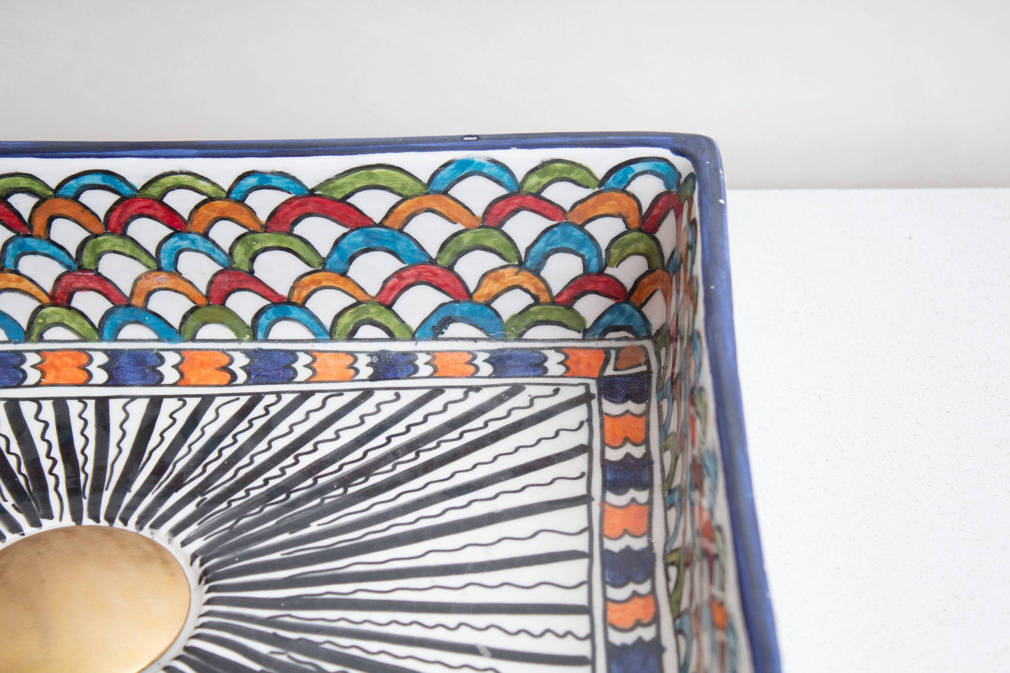 Mini Rectangular - Rainbow Scales