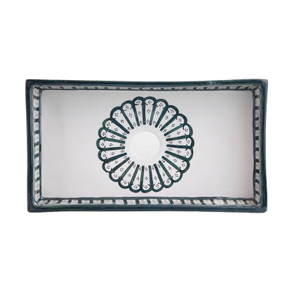 Rectangular Alhambra - Green