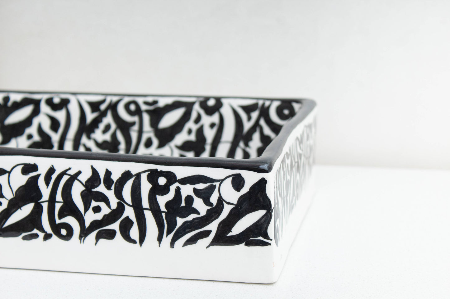 Rectangular Arabeska - Black