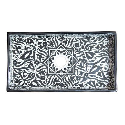 Rectangular Arabeska - Black