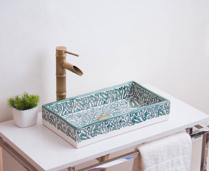 Rectangular Arabeska - Green