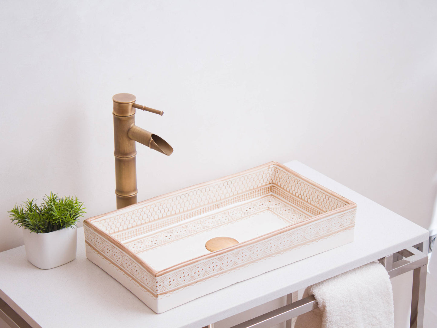 Rectangular Heritage - Blush