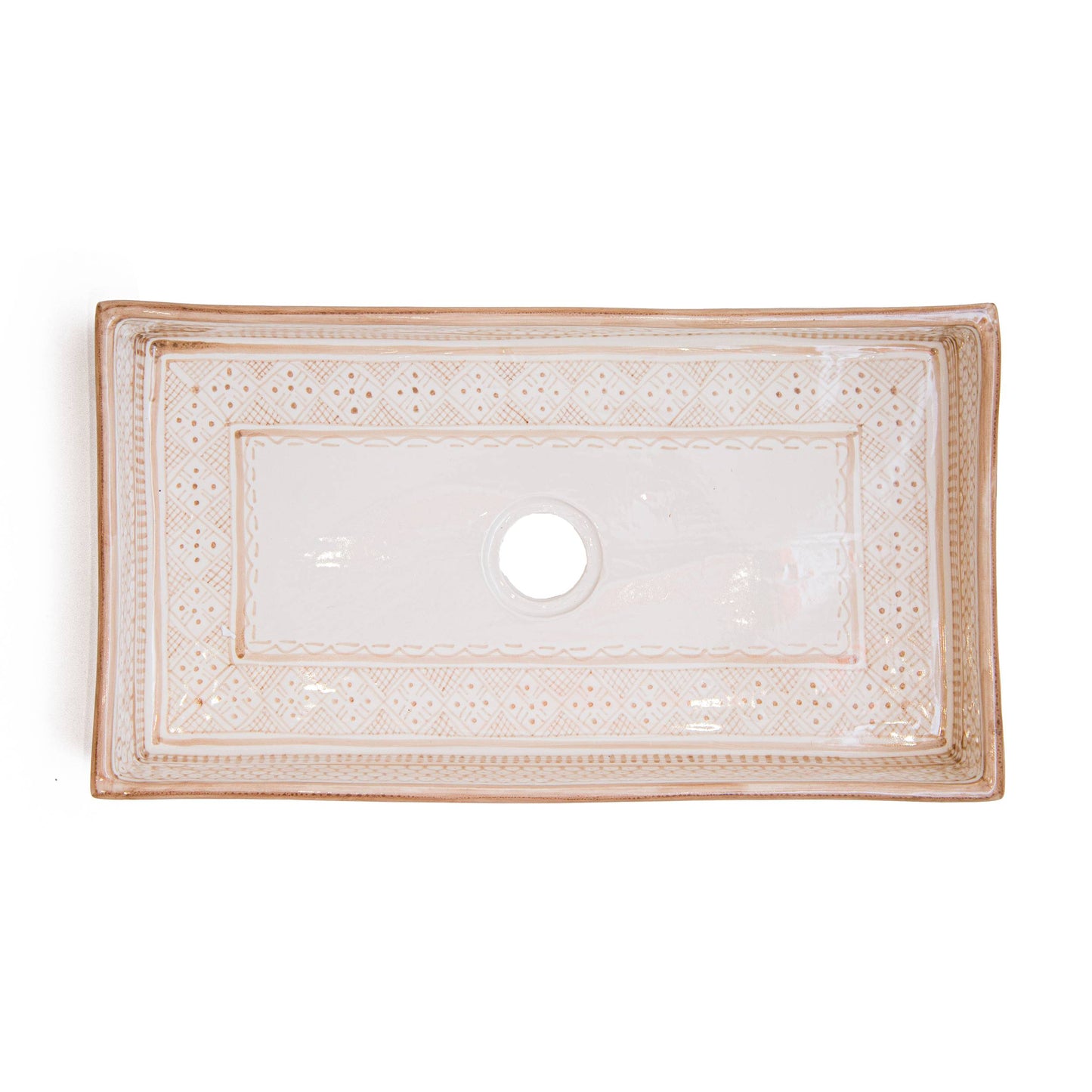 Rectangular Heritage - Blush