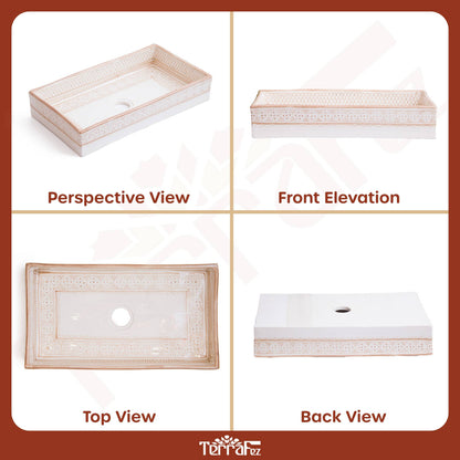 Rectangular Heritage - Blush