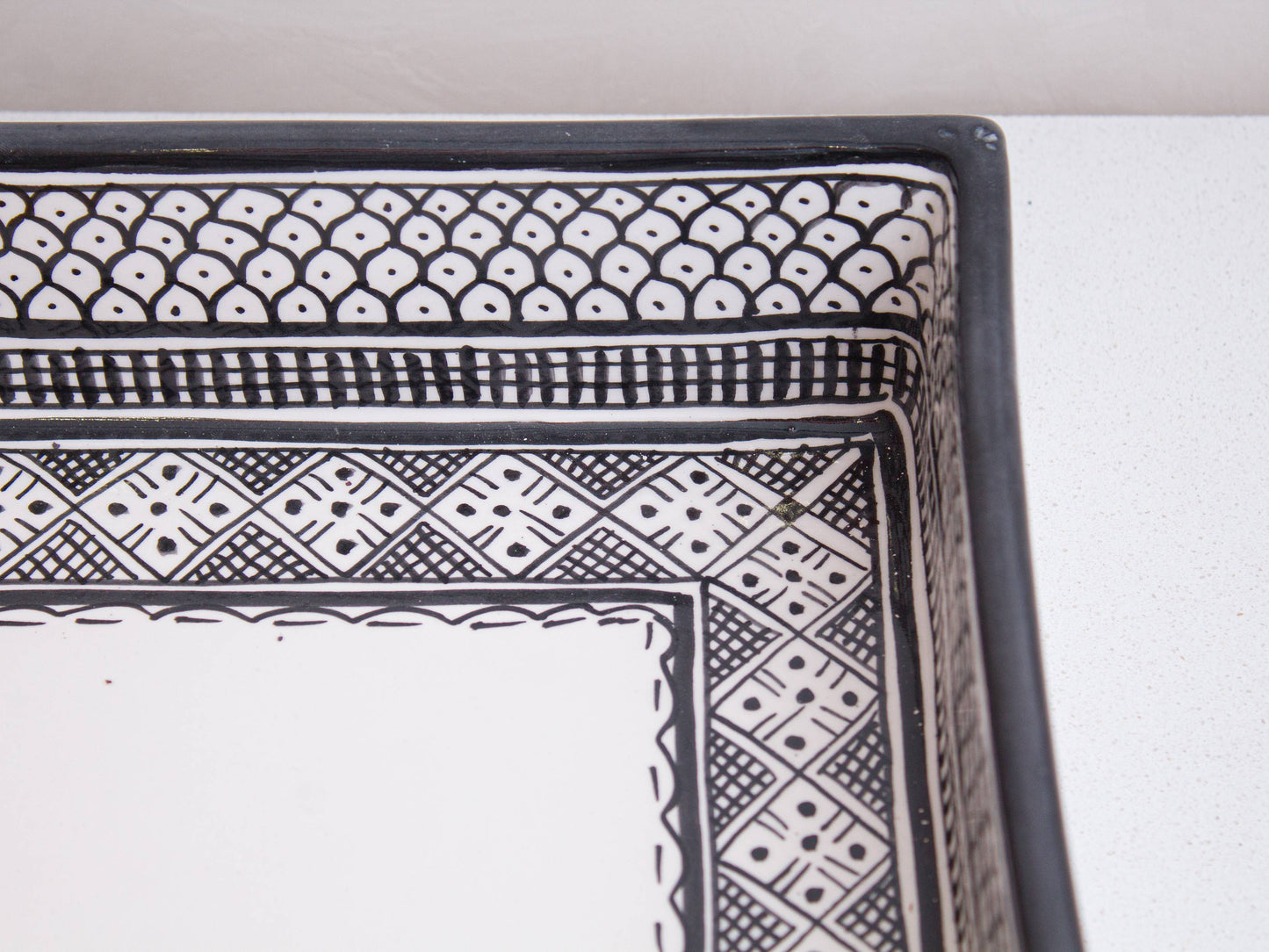 Rectangular Heritage - Charcoal