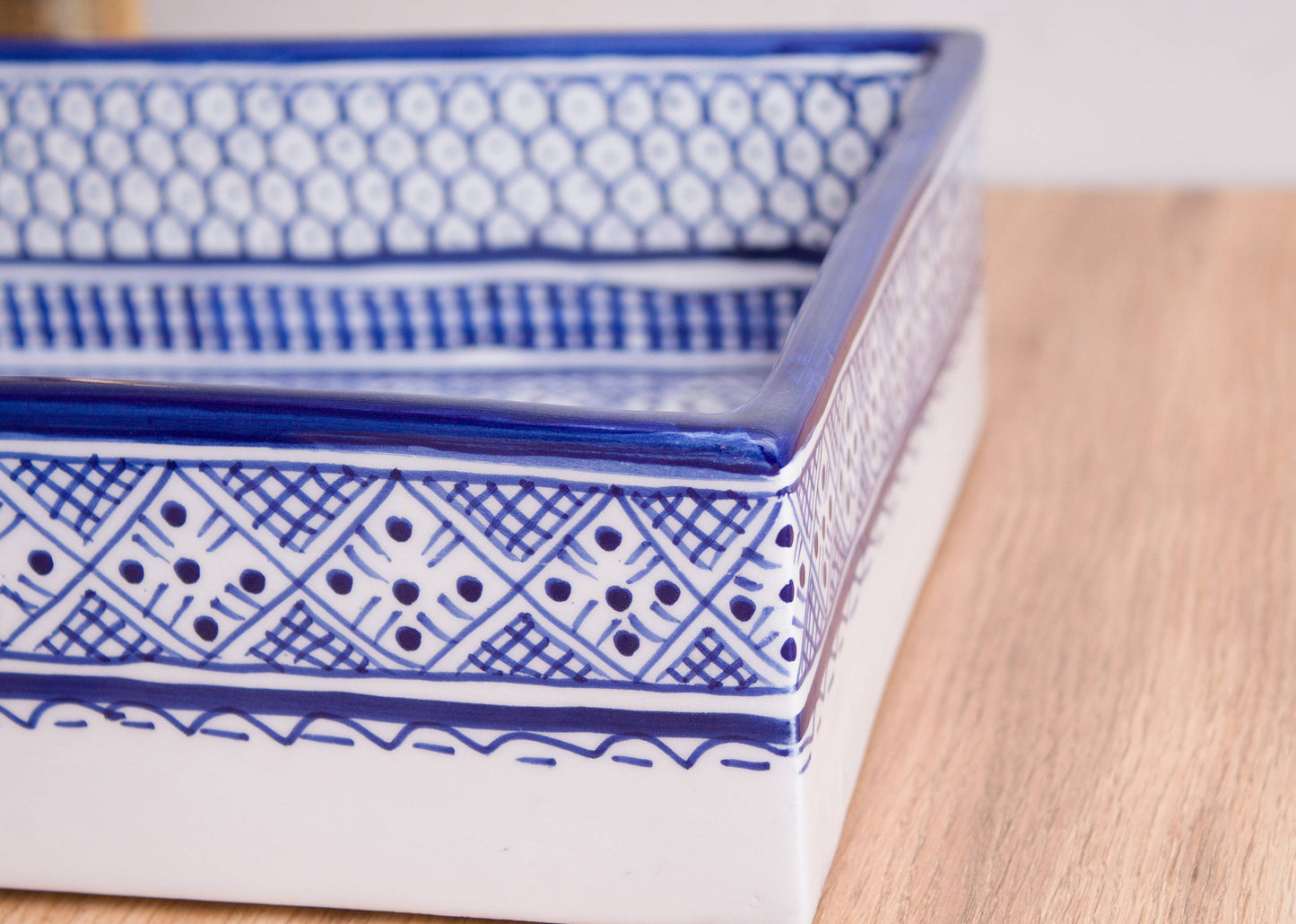 Rectangular Heritage - Indigo