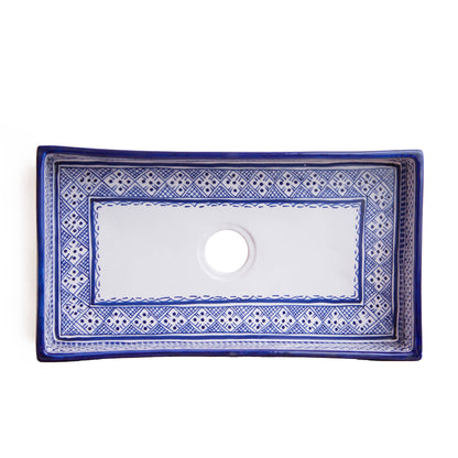 Rectangular Heritage - Indigo