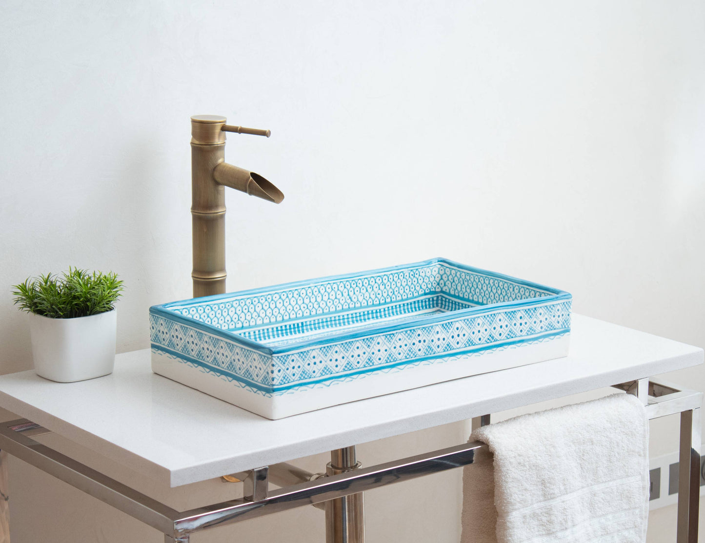 Rectangular Heritage - Turquoise