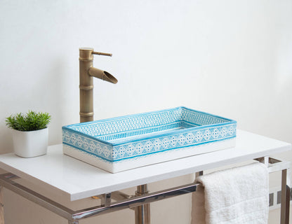 Rectangular Heritage - Turquoise