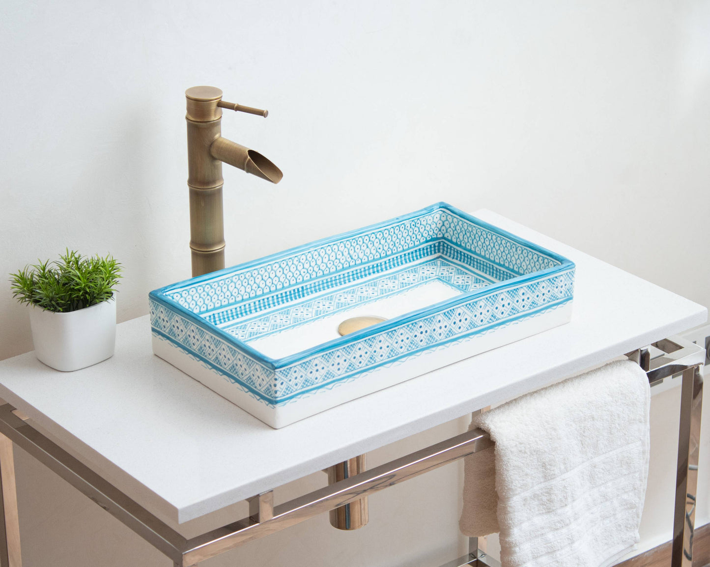 Rectangular Heritage - Turquoise