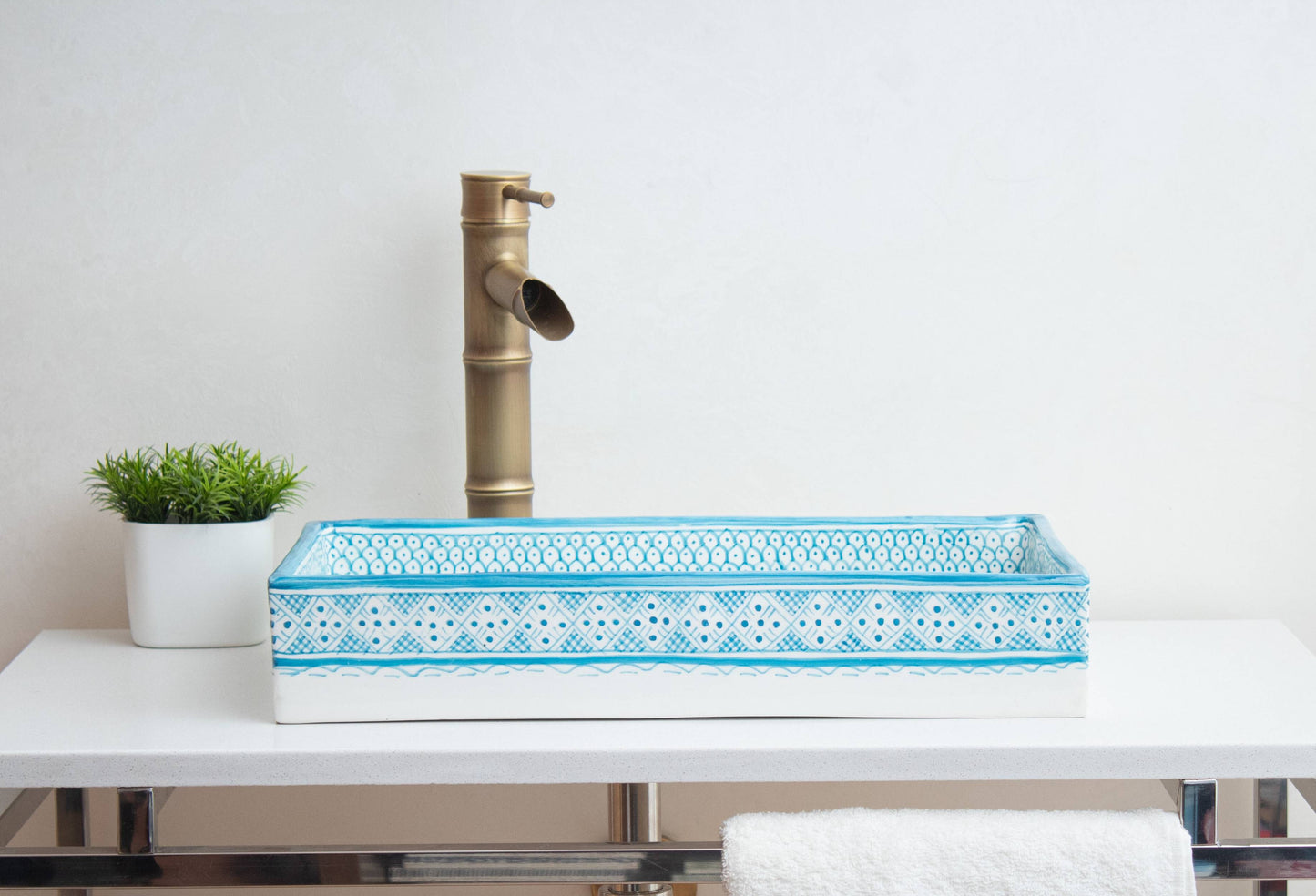 Rectangular Heritage - Turquoise