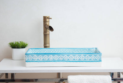 Rectangular Heritage - Turquoise