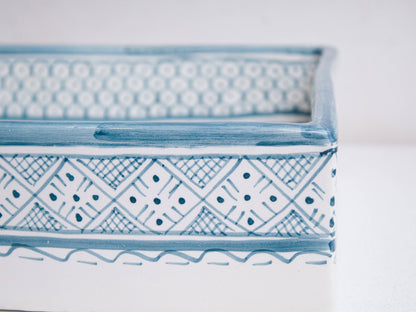 Rectangular Heritage - Azure