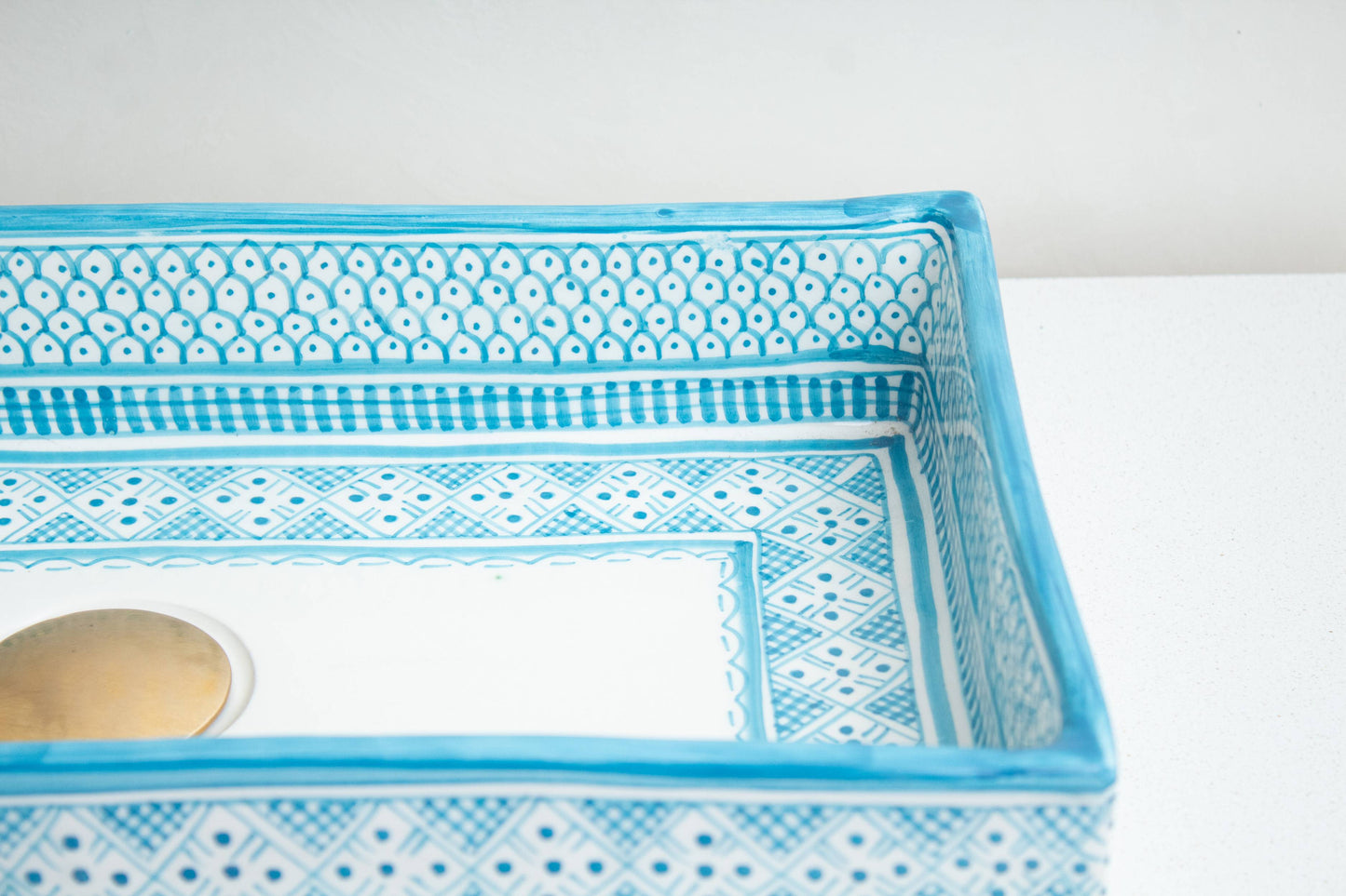 Rectangular Heritage - Turquoise