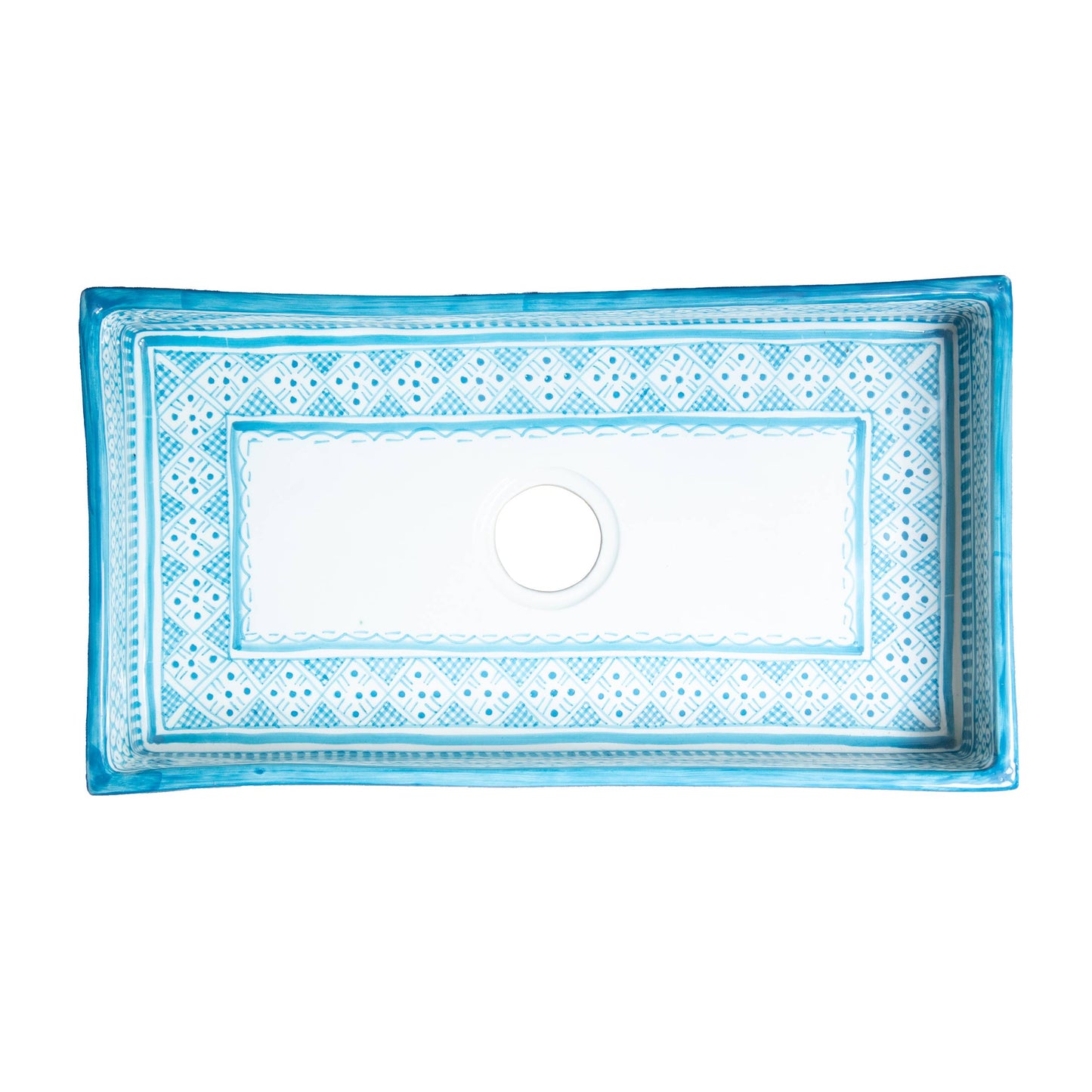 Rectangular Heritage - Turquoise