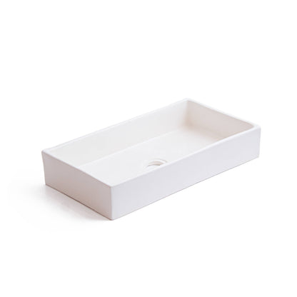 Rectangular Modern - White