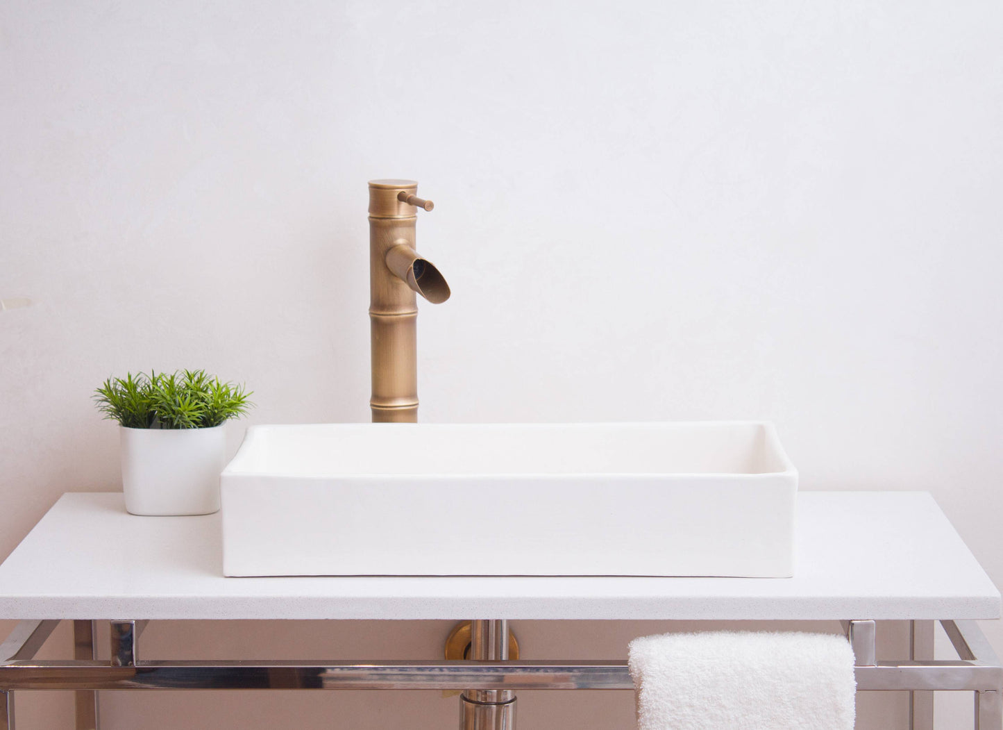 Rectangular Modern - White