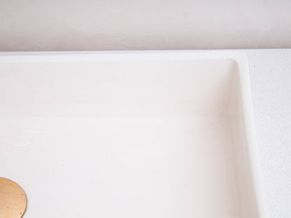 Rectangular Modern - White