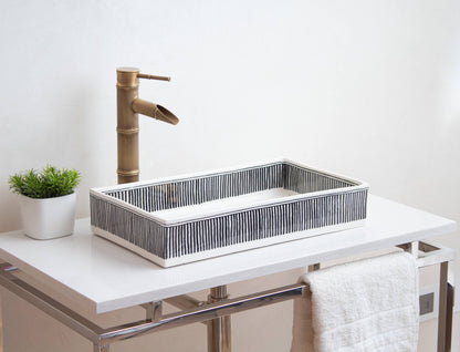 Rectangular Rays - Black