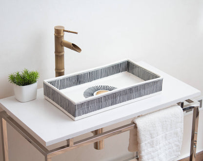 Rectangular Rays - Black