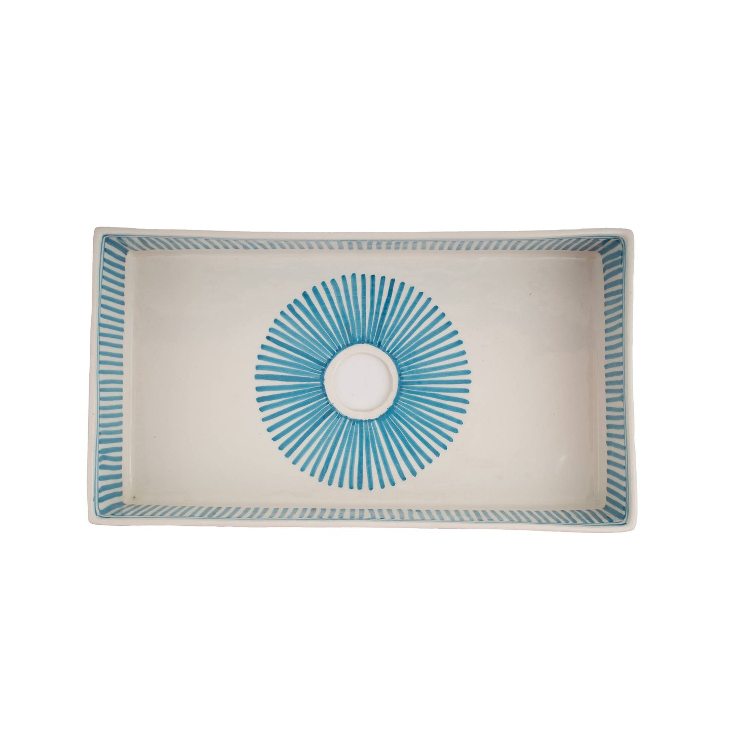 Rectangular Rays - Turquoise