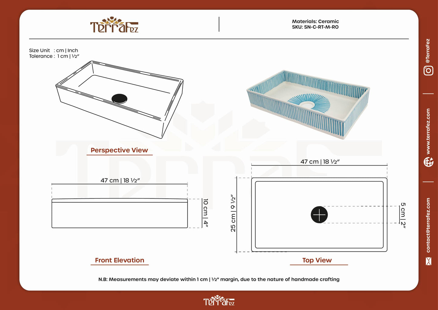 Rectangular Rays - Turquoise