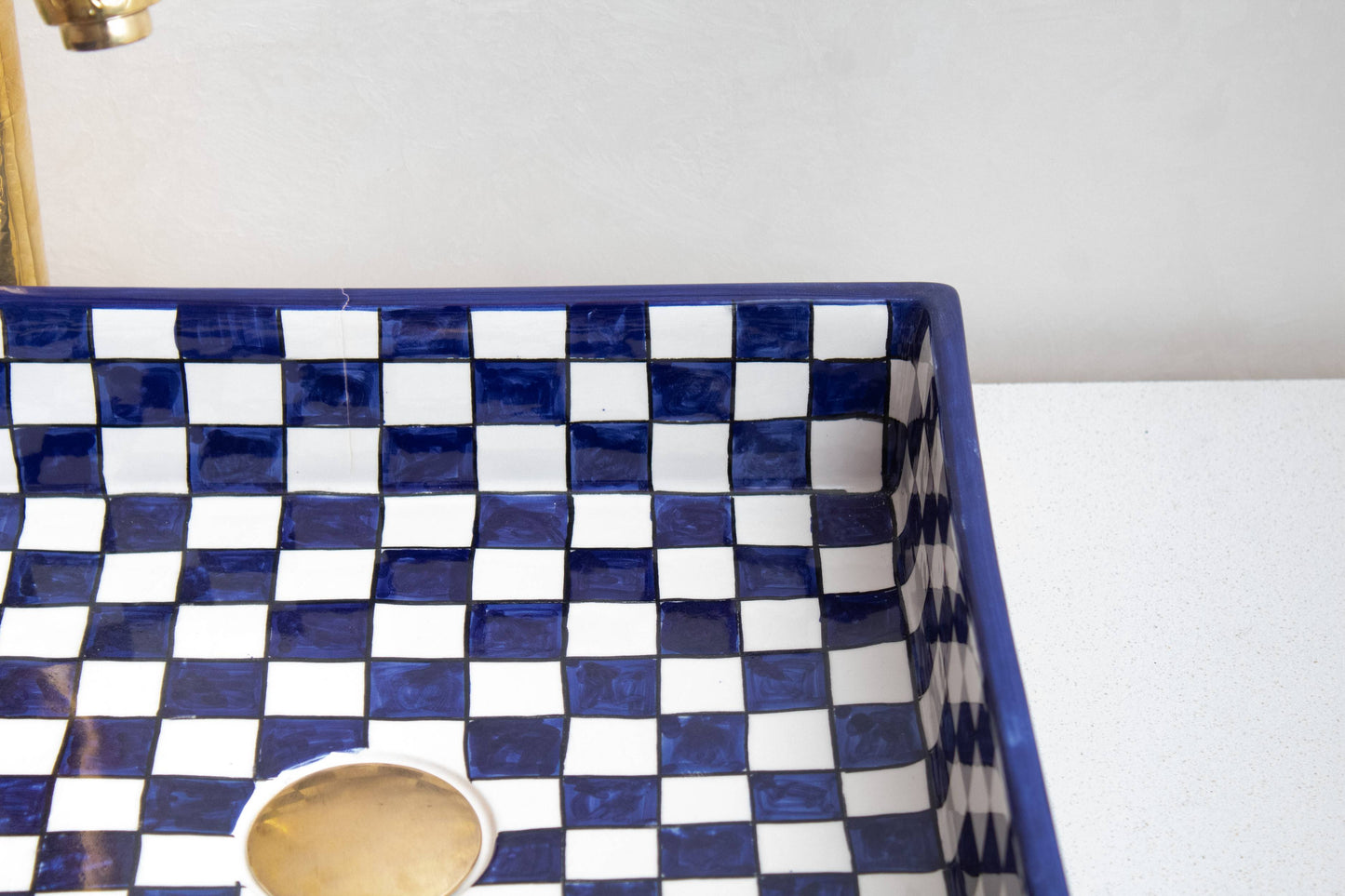 Square Checkmate - Indigo