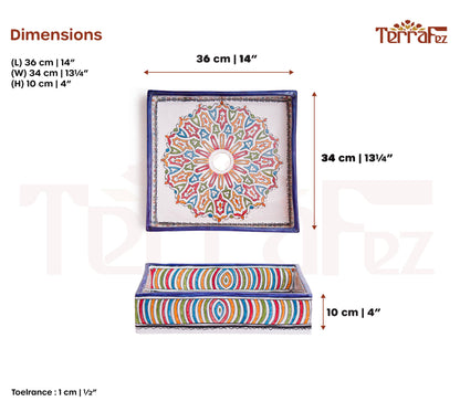 Square Rainbow Rings - Multicolor