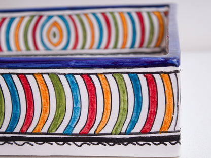 Square Rainbow Rings - Multicolor