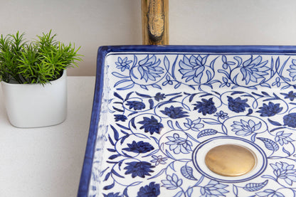 Square Yasmine - Blue