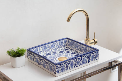 Square Yasmine - Blue