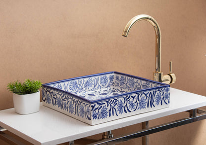 Square Yasmine - Blue