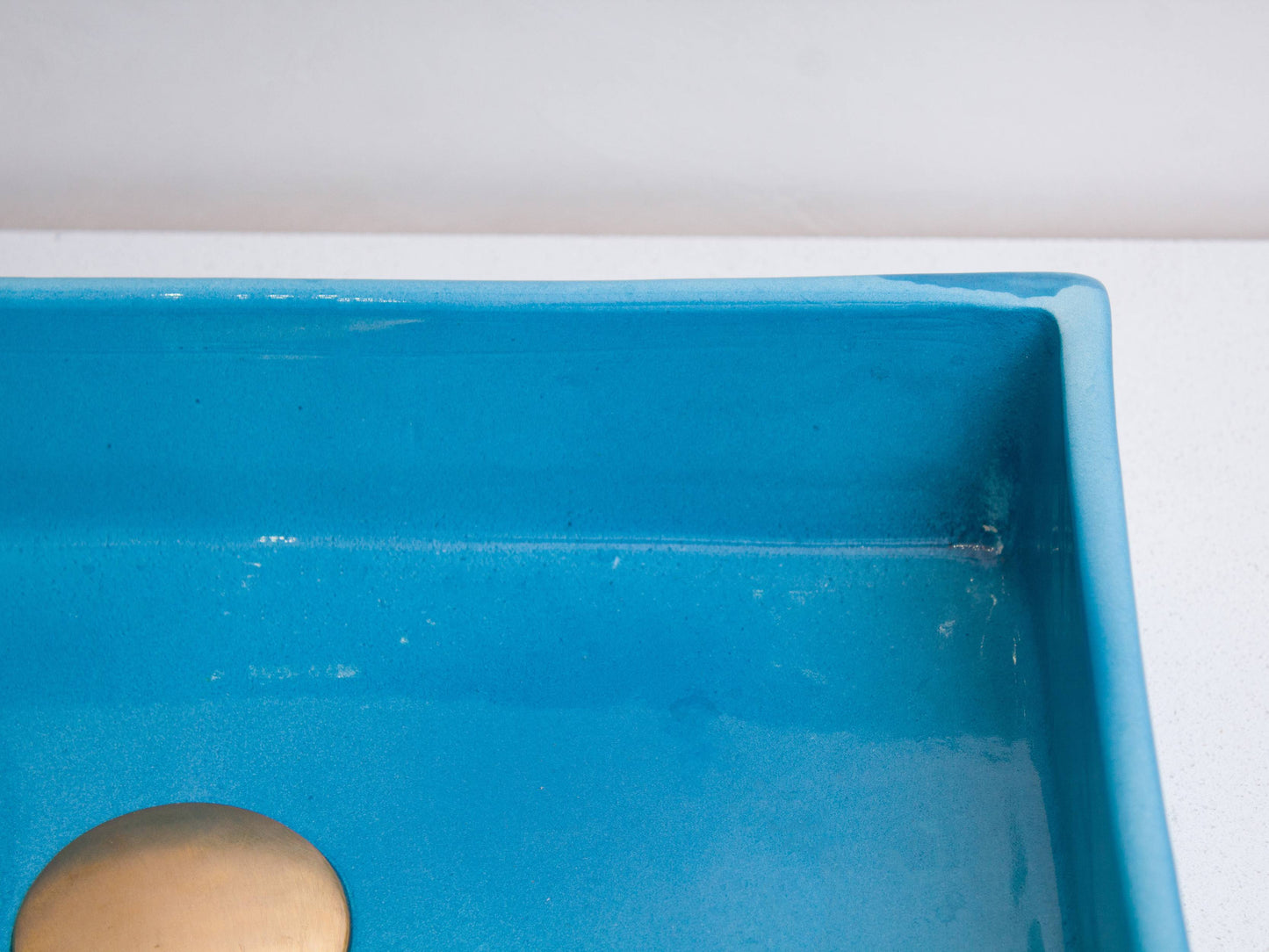 Mini Rectangular - Teal Glaze