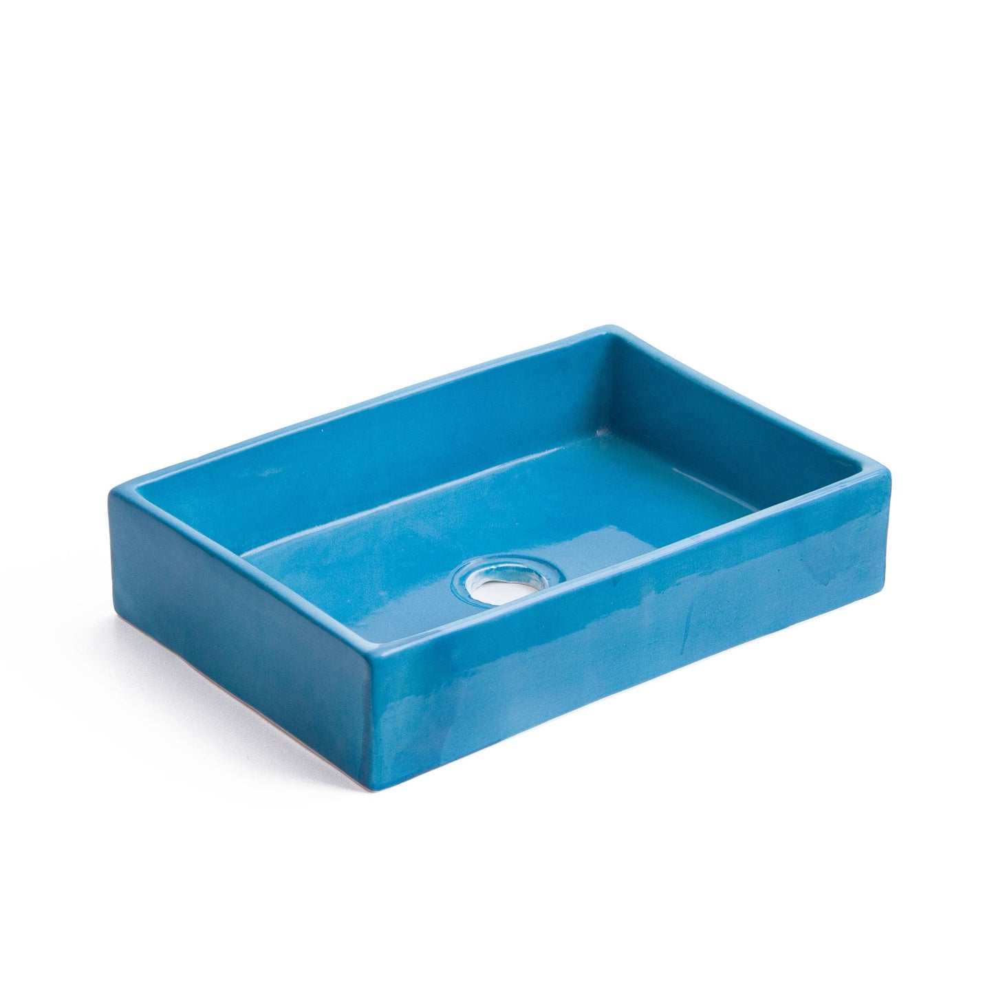 Mini Rectangular - Teal Glaze