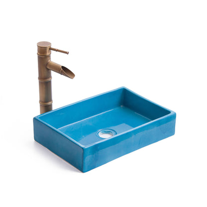 Mini Rectangular - Teal Glaze