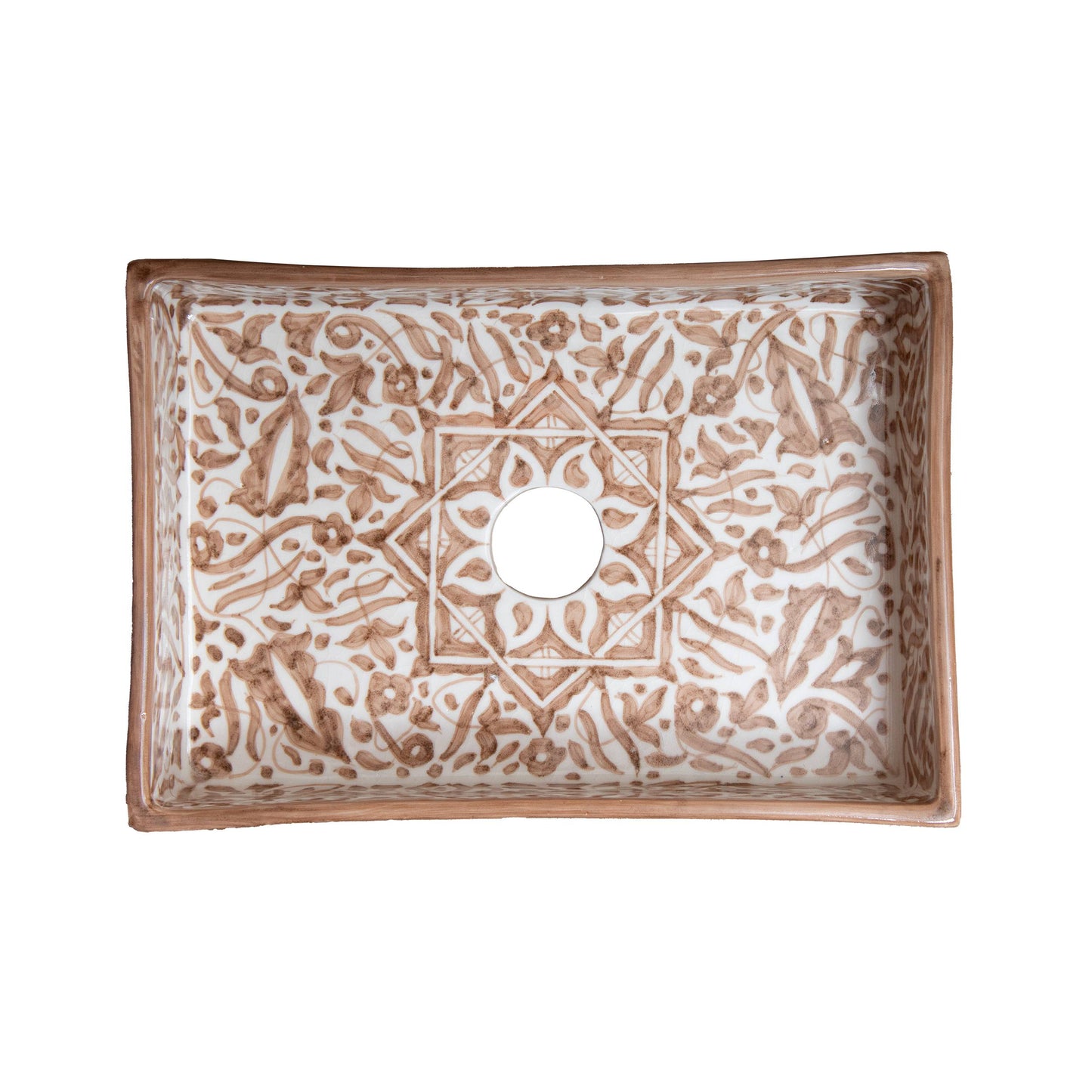 Mini Rectangular Arabeska - Terracotta