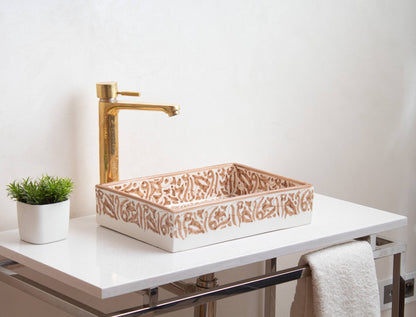 Mini Rectangular Arabeska - Terracotta