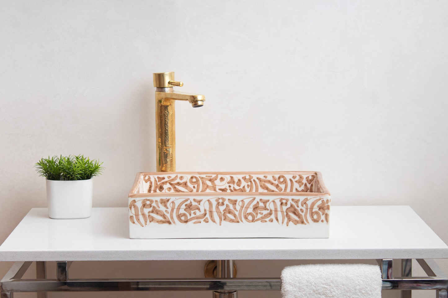 Mini Rectangular Arabeska - Terracotta