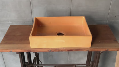 Mini Rectangular - Peach Glaze