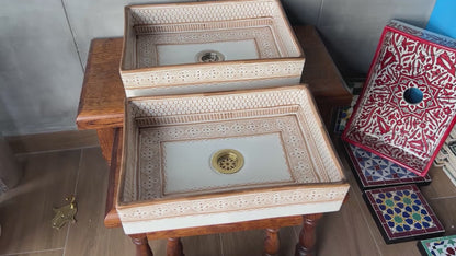 Mini Rectangular Heritage - Blush