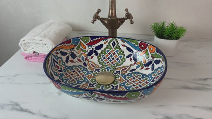 Oval Celtic Knot - Multicolor