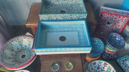 Mini Rectangular Heritage - Azure