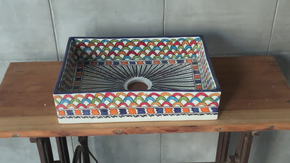 Mini Rectangular - Rainbow Scales