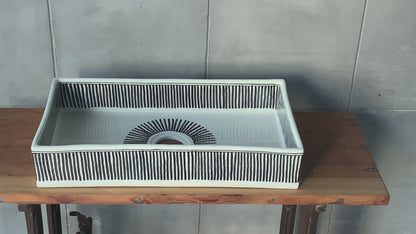 Rectangular Rays - Black