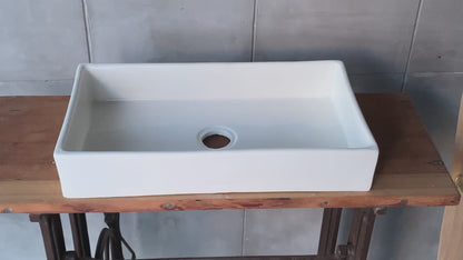 Rectangular Modern - White