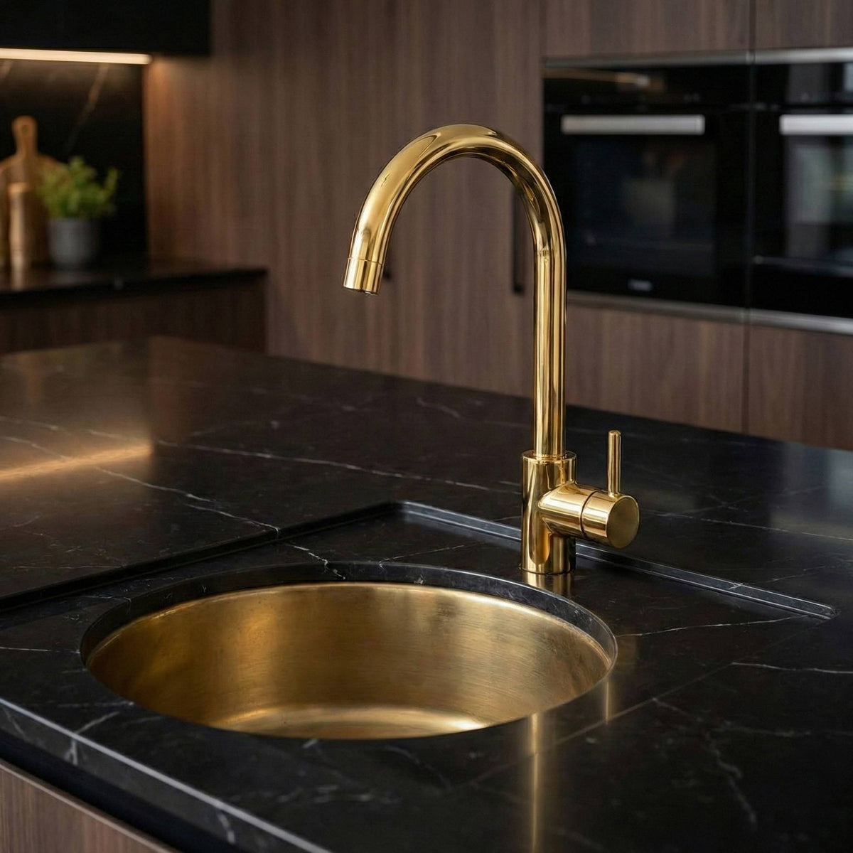 Unlacquered Brass Mixer Faucet